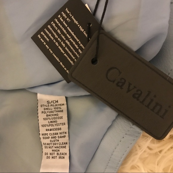 🔥NWT faux leather moto jacket by CAVALINI🔥 - Picture 7 of 8